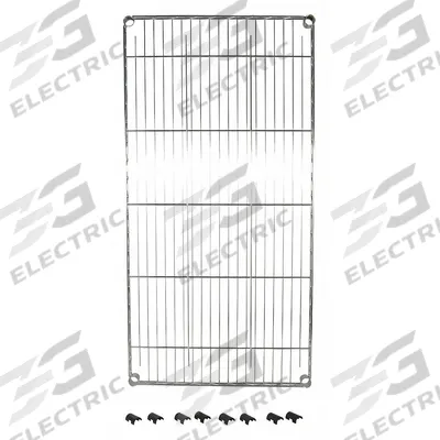 APPROVED VENDOR Shelving: For 3TNZ8/3TPA3, For 3TNZ8/3TPA3, 175 lb Cap, Chrome, Gray - Shelves for Utility Carts with Wire Shelves