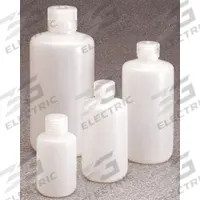 NALGENE Storage Bottle: LDPE, 16.9 fl oz, 500 mL, Natural, 28 mm Screw Closure Size, Polypropylene (MPN 382003-0016). Key specifications — Body Color: Natural; Closure Attached: Attached; Brand: NALGENE; Pre-Cleaned: None; Closure Included: Yes.