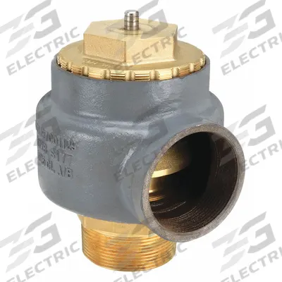 KUNKLE VALVE Safety Relief Valve: MNPT x FNPT, 3 in x 3 in, 29 psi Max. Op Pressure - ASME Section IV Steam Pressure Relief Valves