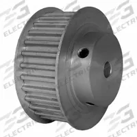DAYTON Timing Pulley: Modified Curvilinear, Fixed, For GT Timing Belt Section, For 15 mm Belt Wd (MPN 30-5P15-6FA6). Key specifications — Brand: DAYTON; Finish: Clear Anodized; For Belt Series: Powerhouse®.