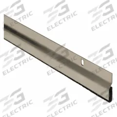 NATIONAL GUARD Door Weatherstripping: Brush Insert, 8 ft Lg, 1 1/8 in Wd, 1 5/16 in Ht (MPN 127NSS-8). Key specifications — Insert Material: Neoprene; Flange Material: Stainless Steel; Brand: NATIONAL GUARD.