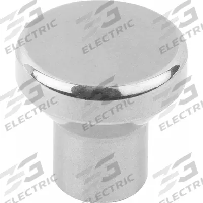 KIPP Hand Knob: Pull, Stainless Steel, M10 Thread, 20 mm Thread Lg - Hygienic Pull Knobs with Threaded Hole for USIT Washers