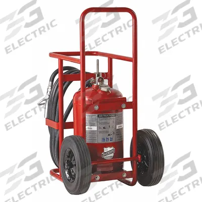 BUCKEYE Wheeled Fire Extinguisher: 125 lb Extinguisher Capacity, 30A:240B:C - Wheeled Class ABC Fire Extinguishers