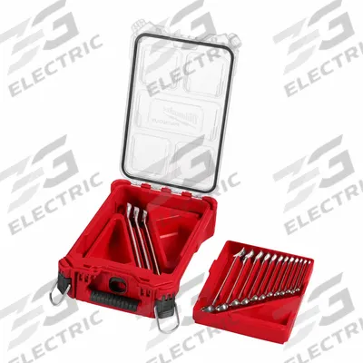 MILWAUKEE Combination Wrench Set: Alloy Steel, Chrome, 15 Tools - SAE 12-Point Tether-Ready Combination Wrench Sets