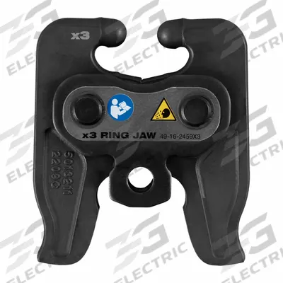 MILWAUKEE Press Jaw: 1 1/4 in/1 in Pipe, Copper/Iron, For CTS-V/IPS-P Press - Jaws for Compact Press Tools