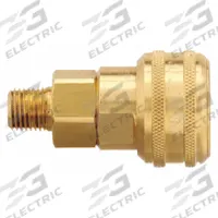 PARKER Quick Connect Hose Coupling: 3/8 in Body Size, 1/4 in Hose Fitting Size, 1/4" -18 Thread Size (MPN B34C). Key specifications — Brand: PARKER; Thread Size: 1/4" -18; Coupling Locking Type: Push-to-Connect; Hose Fitting Gender: Male.