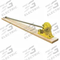 KRAFT TOOL Rebar Bender/Cutter: 180° Bend Angle, 5/8 in Compatible Rebar Dia - Max, 66 in Overall Lg (MPN GG725). Key specifications — attr1016924: Steel; attr1016919: KRAFT TOOL; attr1041085: Standard End.