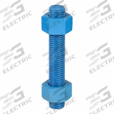 USA FASTENER Fully Threaded Stud: 7/8"-9 Thread Size, Steel, Grade B7, PTFE Coated - PTFE-Coated Fully-Threaded Rods & Studs