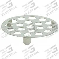 APPROVED VENDOR Strainer: 1 7/8 in Overall Dia, 1 7/8 in Overall Ht, Steel, Silver, Snap-In (MPN 30073). Key specifications — Material: Steel; Color: Silver; Connection Type: Snap-In; Brand: APPROVED VENDOR; Application: Sink Drain.