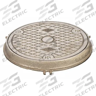 JAY R. SMITH MFG. CO Floor Cleanout: 7 1/2 in Overall Dia, 3/4 in Overall Ht, Nickel Bronze - Floor Cleanout Covers
