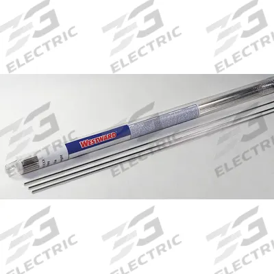 WESTWARD Welding Rod: Magnesium, ERAZ61A, 3/32 in x 36 in - ERAZ61A TIG Welding Rods