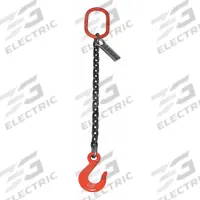 LIFT-ALL Single Leg Chain Sling: 7/32 in Chain Trade Size, 100 Chain Grade, Sling Hook, Alloy Steel (MPN 732SOSW10X12). Key specifications — Hook Type Included: Sling Hook; Brand: LIFT-ALL.