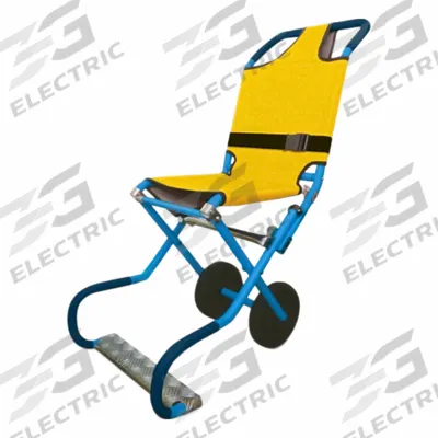 EVAC-CHAIR Stair Chair: 440 lb Load Capacity, Aluminum - Manual-Carry Evacuation Chairs