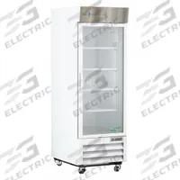 AMERICAN BIOTECH SUPPLY Chromatography Refrigerator: 23 cu ft, Upright, 1°C to 10°C, Swing Glass (MPN ABT-HC-CS-23). Key specifications — Door Opening Style: Right; Color: White; Alarm Type: Temperature; Manufacturer Part Number: ABT-HC-CS-23; Brand: AMERICAN BIOTECH SUPPLY; Product Type: Chromatography Refrigerator; Door Type: Swing Glass; Refrigerant Type: R-290.