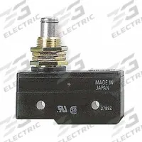 OMRON Snap Action Switch: Plunger Actuator, 1NO/1NC, Solder (MPN A-20GQ). Key specifications — AC Contact Rating: 20 A @ 480 V; Electrical Connection: Solder; Series: A; Brand: OMRON.