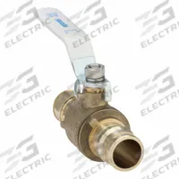 UPONOR Manual Two-Way Ball Valve: 1 1/2 in, Brass, Straight, PEX x PEX, 250 psi Max. Pressure (CWP) (MPN LFC4821515SS). Key specifications — Brand: UPONOR; Handle: Lever.