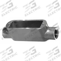 Conduit Outlet Body: Stainless Steel, 1/2 in Trade Size, C Body, 35 cu in Body Capacity (MPN S61500CE00). Key specifications — Finish: Polished; For Use With: Threaded; Brand: CALBRITE; Hub Style: Threaded.