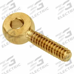 AMPG Fixed Rod End: Brass, Plain, 40 mm Hole Center-to-End Lg, Right Hand, M6-1.00 Thread Size (MPN ZEBM6X40-BR). Key specifications — attr952243: AMPG.