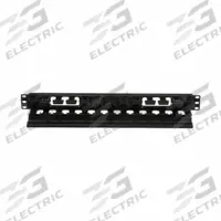 PANDUIT Horizontal Single-Sided Manager: Horizontal, 1 U, Single Side Sides, 2 3/4 in Overall Dp (MPN WMPLFSE). Key specifications — Color: Black; Includes: Dual-Hinging Covers; Orientation: Horizontal; Brand: PANDUIT; Material: Plastic; Number of Sides: Single Side; Product Type: Single-Sided Manager.