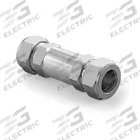 HAM-LET Check Valve: Poppet, Inline Valve Body, 1/8 in Pipe Size, Let-Lok® x Let-Lok®, Let-Lok, FKM (MPN H-400-SS-L-1/8"-5 PSI). Key specifications — Brand: HAM-LET; Seat Material: 316 Stainless Steel.