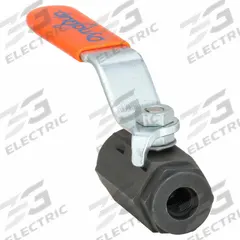 DYNAQUIP CONTROLS Manual Two-Way Ball Valve: 1/4 in, Carbon Steel, Straight, SAE x SAE, Two-Piece (MPN VLE2.NK 1/4). Key specifications — Brand: DYNAQUIP CONTROLS; Handle: Lever.