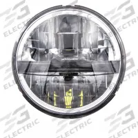MAXXIMA Headlight: Headlight, LED, Heated, High Beam/Low Beam, Surface Mount, Bracket, H4 Connector (MPN MHL-05HILO). Key specifications — Heated: Heated; Lighting Technology: LED; Beam Type: Low Beam; Electrical Connection: H4 Connector; Mount Type: Bracket; Brand: MAXXIMA; Mount Style: Surface.