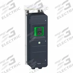 SCHNEIDER Variable Frequency Drive: In Phase Three, Out Phase Three, 40 hp, No Bypass, Programmable (MPN ATV650D30N4U). Key specifications — Style: Compact; Color: Black/Green; Output Phase: Three.