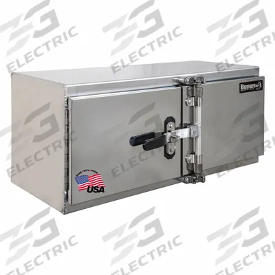 BUYERS PRODUCTS Underbody: Underbody Truck Box, Double Barn Doors Door, 24 in Overall Dp - Double Barn-Door Boxes