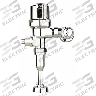 AMTC VALVE Automatic Flush Valve: Hybridflush, 0.125 gpf Gallons per Flush, Battery - Urinal Automatic Flush Valves