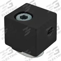 Panel Mount Block: For Std Panel, Anodized, Black, Aluminum, Metric, 80/20 25 Series (MPN 25-2427-BLACK). Key specifications — Brand: 80/20; Includes Fasteners: Yes; Finish: Anodized; Material: Aluminum; Product Type: Panel Mount Block; Compatible Series: 25 Series.