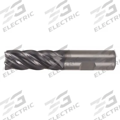 WIDIA HANITA Square End Mill: Carbide, AlTiN Coated, 5 Flute, 20 mm Mill Dia, 38 mm LOC - Fast-Cutting Carbide Square End Mills for Steel & Cast Iron