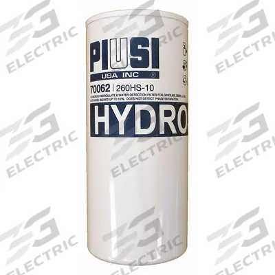PIUSI Fuel Filter: Water & Particulate, Repl Filter, Water / Particulate - Canister-Style Fuel Filters