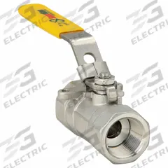 APPROVED VENDOR Manual Two-Way Ball Valve: 3/4 in, 316 Stainless Steel, Straight, FNPT x FNPT (MPN 06Q011N06034FSR). Key specifications — Brand: APPROVED VENDOR; Handle: Locking Lever.