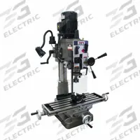 JET Mill Drill: JMD-40GH, Gear Drive, 1 1/2 hp, 115/230V, Digital Readout/X-Axis Powerfeed. Key specifications — attr1088426: R8; attr1088377: JET; attr1096869: Round.