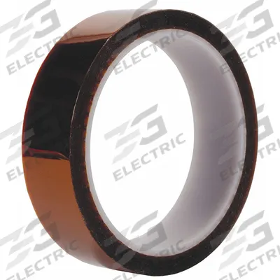 3M Film Tape: 3/4 in Wd, 36 yd Lg, 2.2 mil Thick, Polyimide Film, Silicone - High-Temperature Film Masking Tape