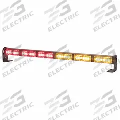 CODE 3 Warning and Directional Light Stick: Combo Warning and Directional Light, Amber/Red, Clear (MPN MTS626MC-RA). Key specifications — Brand: CODE 3; Lens Color: Clear; Number of Flash Patterns: 41; Installation Type: Removable; Operating Voltage: 12 to 24V.