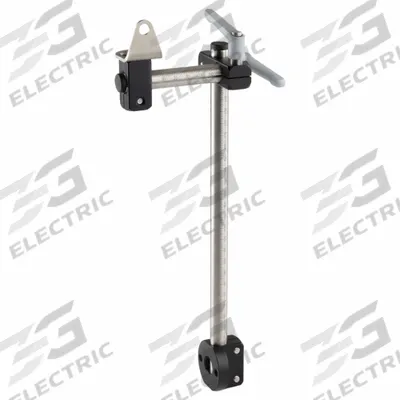 OTTO GANTER Sensor Mount Kit with Handles: M8 Bracket Hole Size, 300 mm Tube Lg - Ruland Sensor Mounting Kits