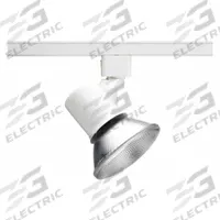 Track Lighting Head: Incandescent, Flared Shape, 50 W, 2 1/8 in Dia, 2 3/8 in Lg, White (MPN R541 WH). Key specifications — Brand: JUNO LIGHTING; Lighting Technology: Incandescent; Housing Color: White.