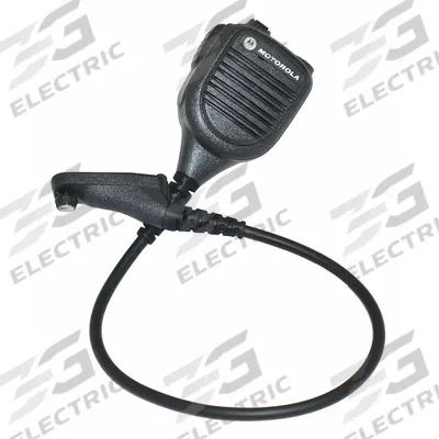MOTOROLA Speaker Microphone: Fits Motorola, For XPR 6000 Series, 3.5 mm Jack, 18 in Cord - Motorola-Compatible Microphones & Speakers