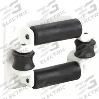 REELCRAFT Roller Guide: Plastic, White, Aluminum, Multi-direction (MPN HR1145). Key specifications — Return Location: Multi-direction; Bracket Color: White; Bracket Material: Aluminum; Roller Material: Plastic; Brand: REELCRAFT.