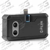 FLIR IR Smart Phone Adapter: -4°F to 752°F, 55° x 43°, 32°F Min Op Temp °F, 95°F Max Op Temp °F, Adj (MPN FLIR ONE PRO-iOS). Key specifications — Brand: FLIR; Infrared Resolution: 160 x 120; Emissivity Adjustability: Adjustable; Field of View: 55° x 43°.