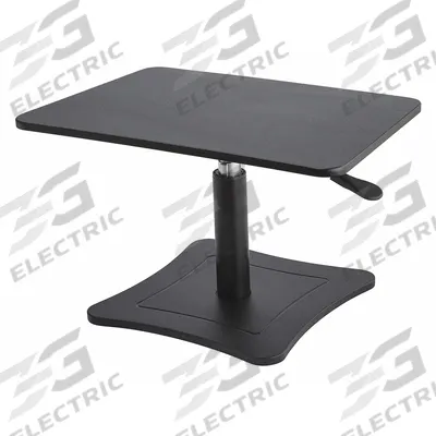 VICTOR Laptop Stand: Black, 15 1/4 in Max Ht, 11 1/2 in Min Ht, 13 in Overall Wd - Monitor & Laptop Risers