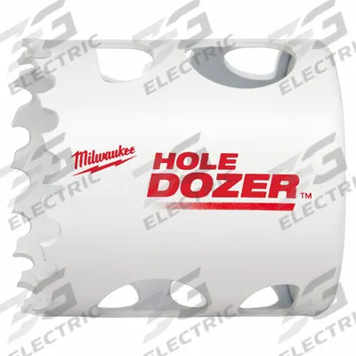 MILWAUKEE Hole Saw: 1 11/16 in Saw Dia., 3.5 Teeth per Inch, 1 5/8 in Max. Cutting Dp - Multi-Material-Cutting Hole Saws without Arbor