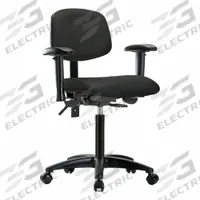 Ergonomic Chair: Vinyl, Arms Included, Ht Range 21 in to 28 1/4 in, 18 1/2 in Seat Wd, 17 in Seat Dp (MPN BR-VMBCH-RG-T1-A1-NF-RC-8540). Key specifications — Foot Support: No; Back Tilt Backward: 13.5°; Back Tilt Forward: 10.5°; Base Material: Nylon; Brand: APPROVED VENDOR; Product Type: Ergonomic Chair; ESD-Safe: Not ESD Safe; Seat Tilt Backward: 3°.