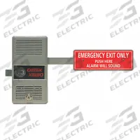 DETEX Exit Device: 20 in Max Door Wd, Aluminum (MPN ECL-230D W-CYL). Key specifications — Product Type: Exit Device; Brand: DETEX; Exit Device Type: Rim; ADA Compliant: Yes.