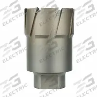 MILWAUKEE Annular Cutter: 6 in Cutter Dia, 2 in Max Cutting Dp, Pilot Pin Included, Bright, Carbide (MPN 49-57-6000). Key specifications — attr253884: Yes; attr253885: Bright; attr253886: Carbide; attr253888: Fractional Inch; attr277149: MILWAUKEE.