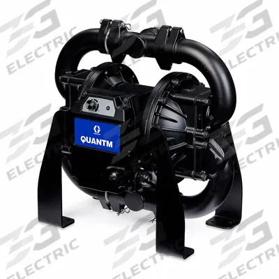 GRACO Electric Diaphragm Pump: Aluminum Body, 2 in Fluid Connection Size - Aluminum Housing EODD Pumps