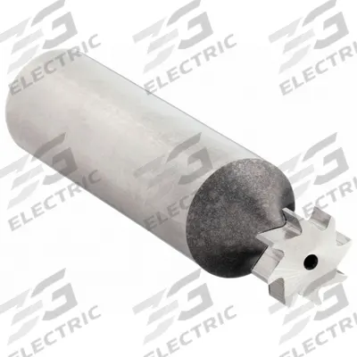 KEO Standard Keyseat Cutter: High Speed Steel, Straight Tooth, 3/8" Dia, 3/32" Thick - High-Speed Steel Keyseat Milling Cutters
