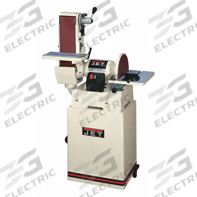 JET Belt and Disc Sander: For Wood, 230 V, Single-Phase, 1 1/2 hp, 6 in x 48 in Belt - Floor Standing Belt & Disc Machines