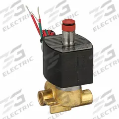 REDHAT Solenoid Valve: 3-Way, Normally Closed, 1/4 in Pipe Size, 24V DC, Explosion Proof/Watertight (MPN EF8317G307). Key specifications — Pipe Size: 1/4 in; Voltage: 24V DC; Brand: REDHAT; Coil Enclosure: Watertight.